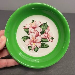 Shenango China Rhododendron Pattern By Dorthy Draper Trinket Dish 5.25”